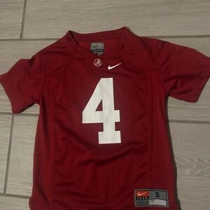 Nike Alabama Football Jersey with Number 4